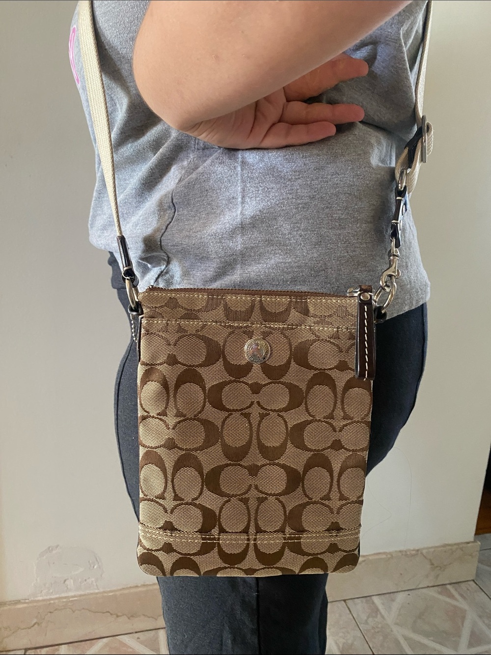 Coach cross body bag